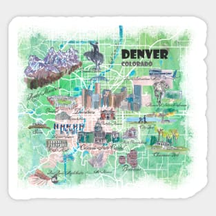 Denver, Colorado Sticker